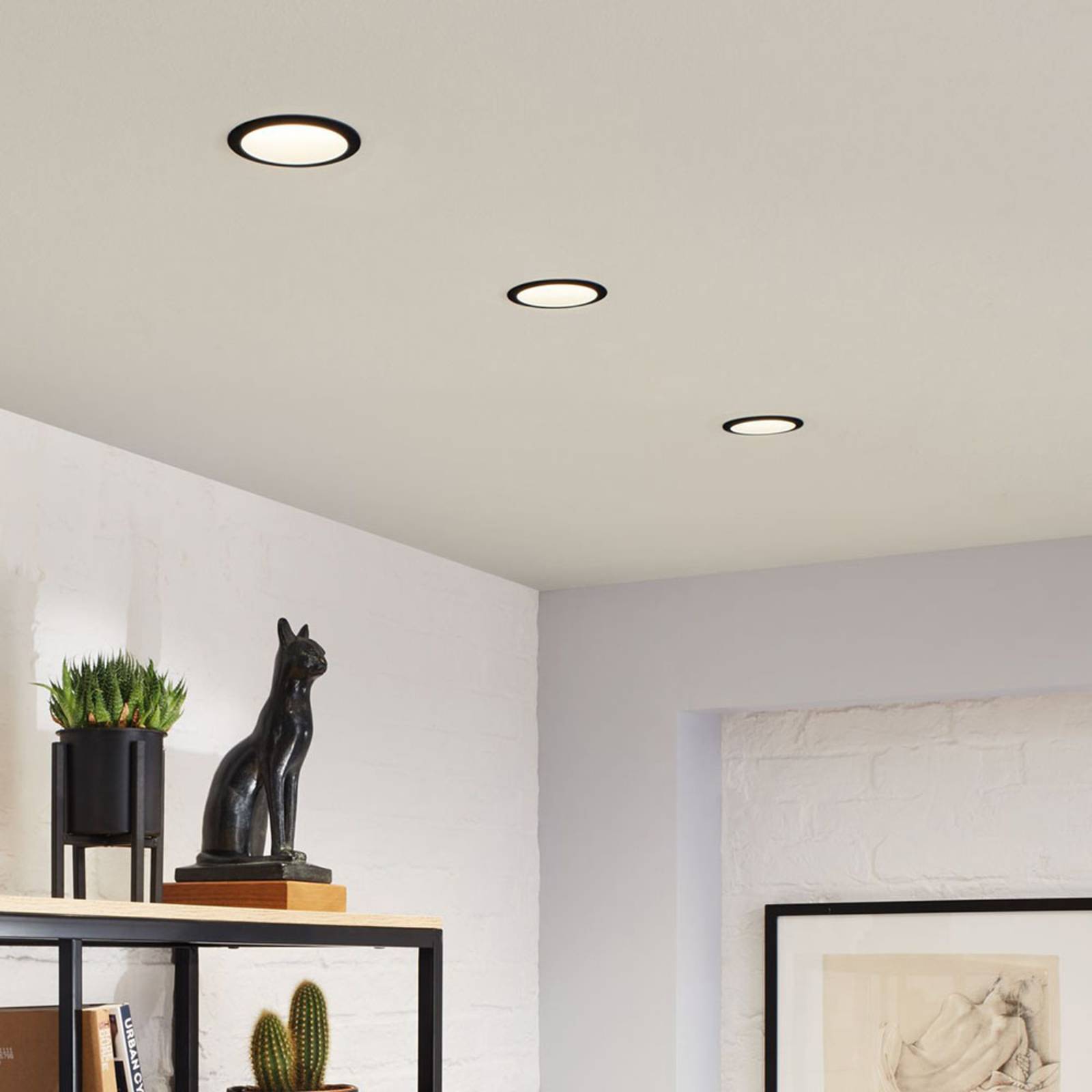 foto del prodotto paulmann cole faretto gu10, nero argento