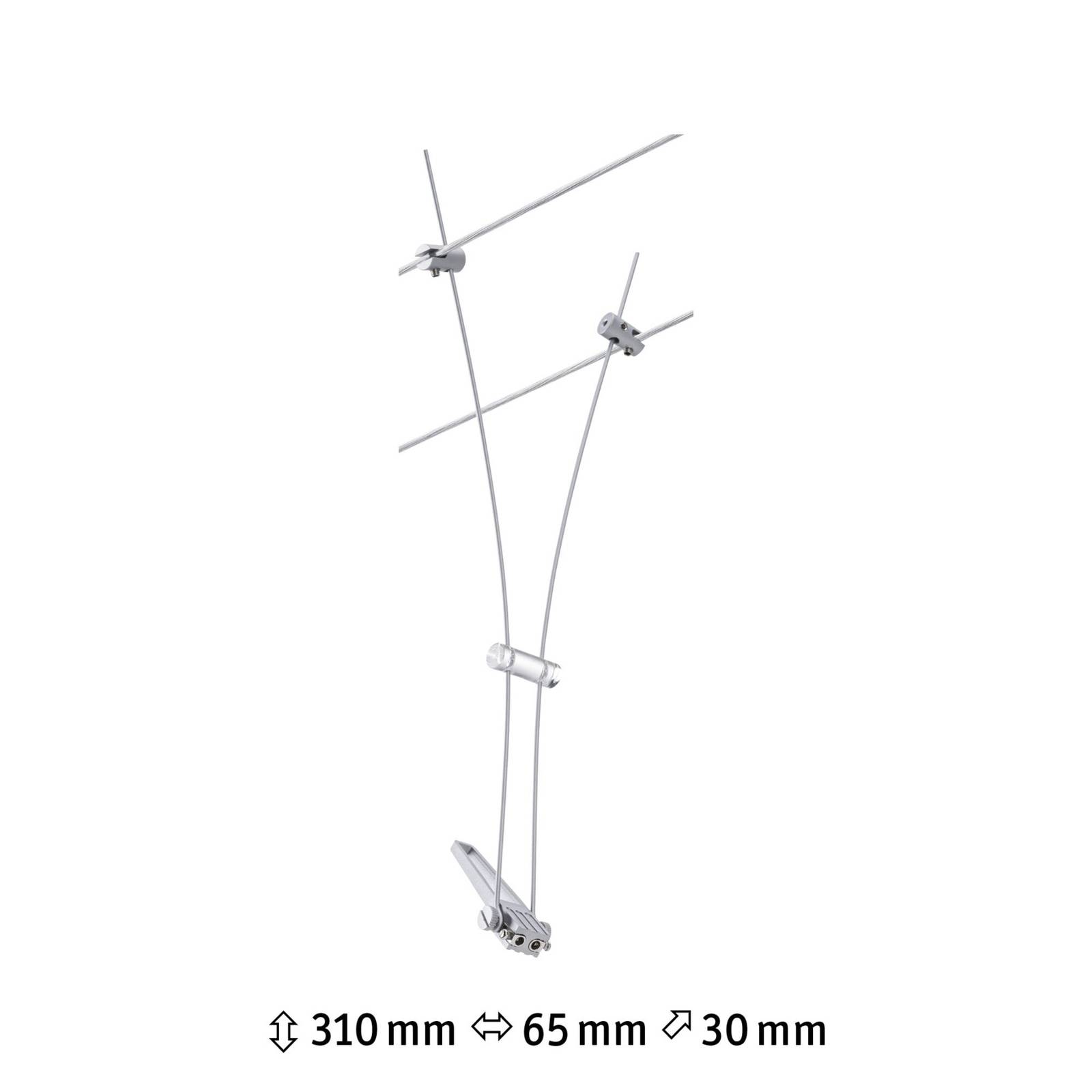 foto del prodotto paulmann comet spot per sistema funi, cromo