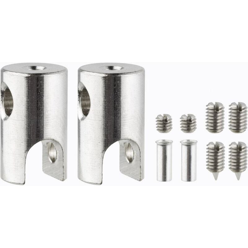 foto del prodotto paulmann componente per sistema su filo a bassa tensione terminali kit da 2 978019 cromo