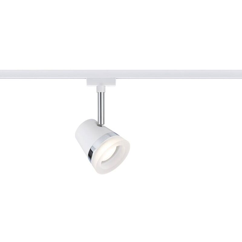 foto del prodotto paulmann cone lampada per sistema su binario urail gu10 10 w led monocolore bianco, cromo