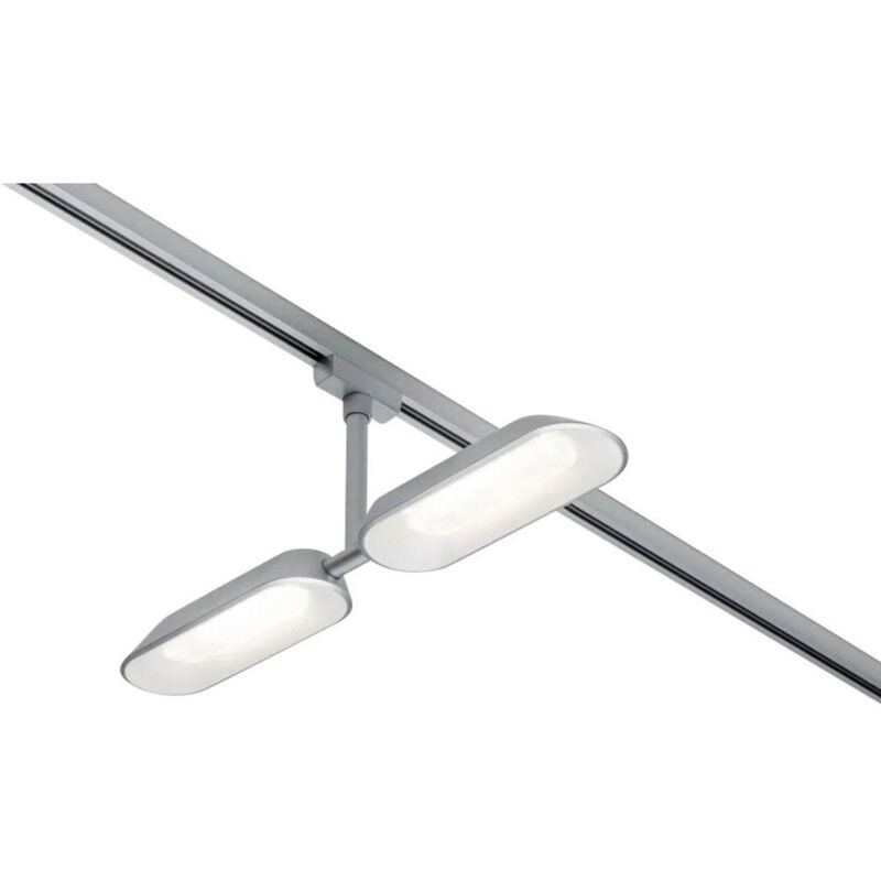 foto del prodotto paulmann dipper lampada per sistema su binario urail led a montaggio fisso 16 w led monocolore cromo opaco , bianco