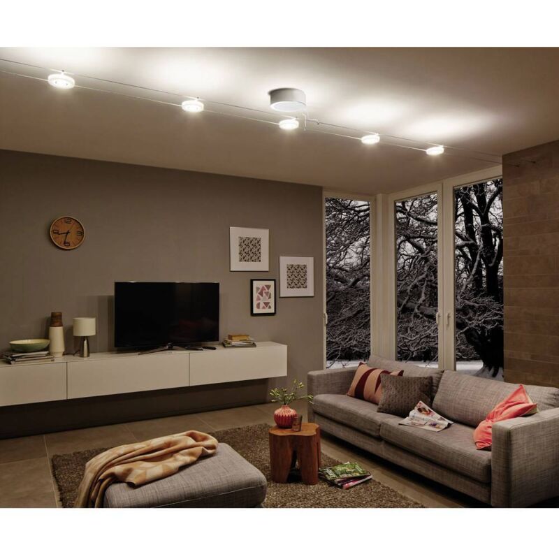 foto del prodotto paulmann discled i 50109 sistema di illuminazione base su cavo led a montaggio fisso 16 w led monocolore satinato