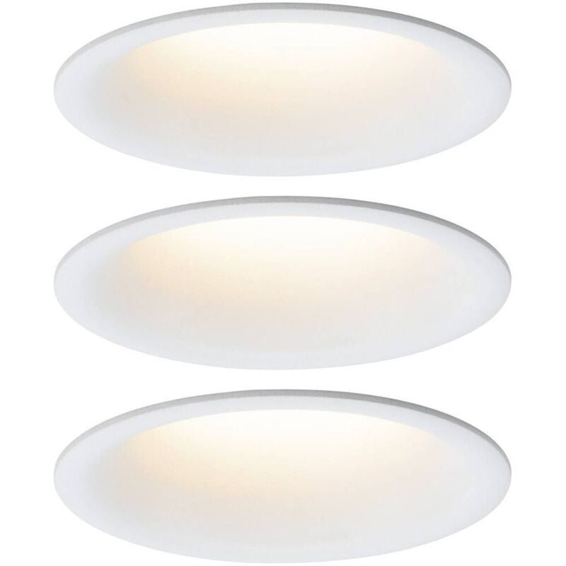 foto del prodotto paulmann lampada a led da incasso per bagno kit da 3 18 w