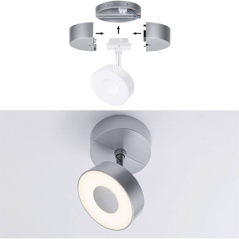 foto del prodotto paulmann lampada base per sistema urail cromo