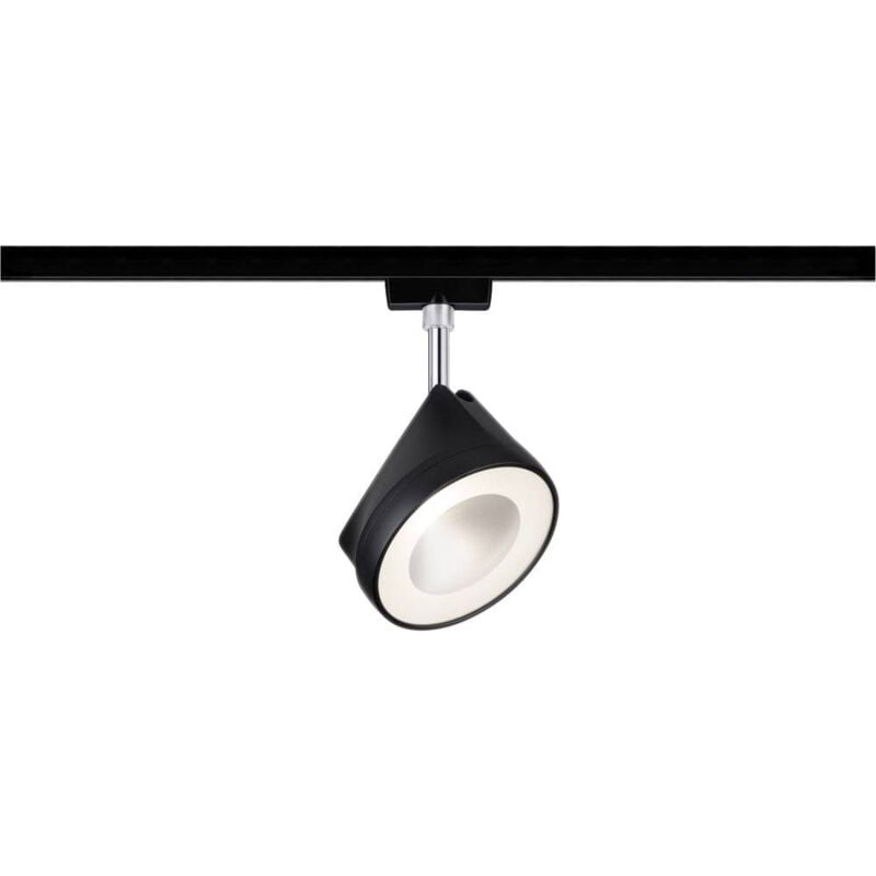foto del prodotto paulmann lampada per sistema su binario urail led a montaggio fisso 14 w led monocolore nero opaco , cromo