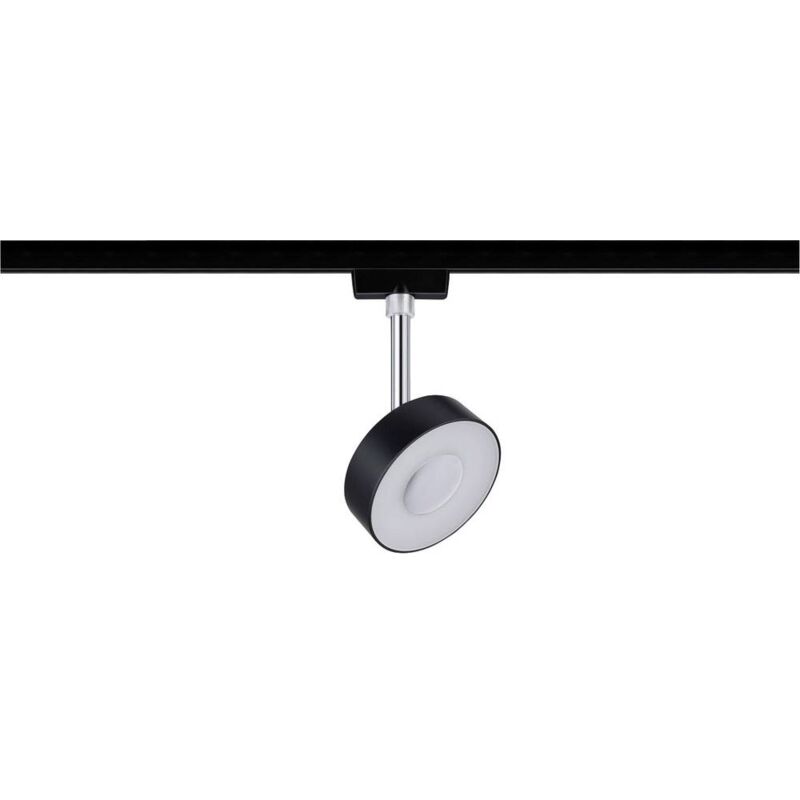 foto del prodotto paulmann lampada per sistema su binario urail led a montaggio fisso 5 w led monocolore nero opaco , cromo