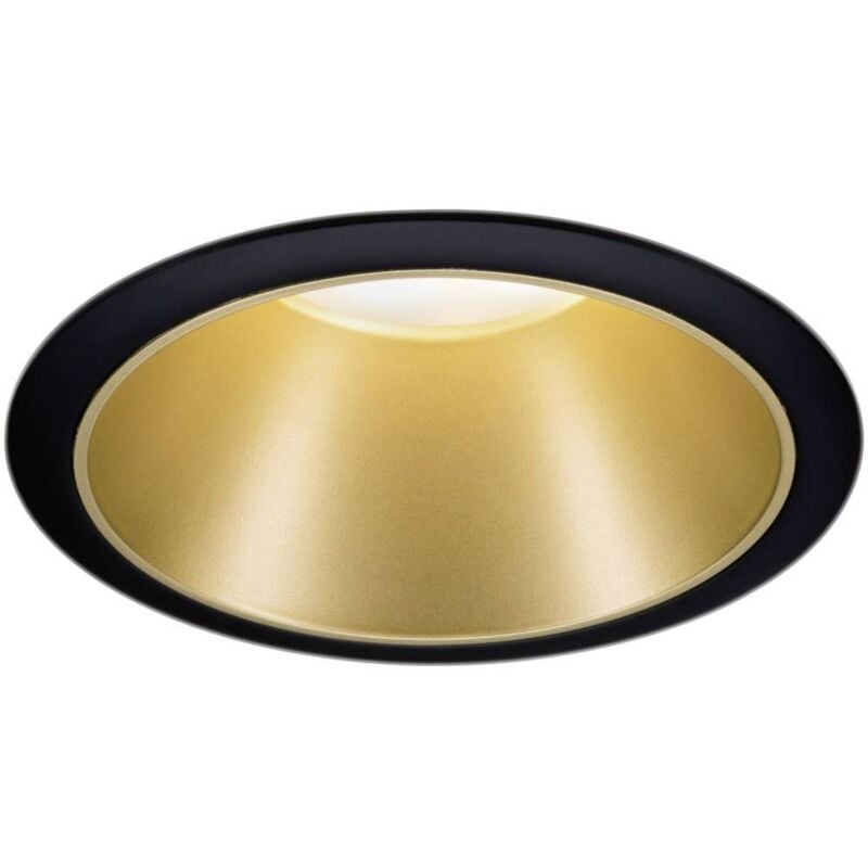 foto del prodotto paulmann licht paulmann 93403 cole coin lampada da incasso led monocolore 6 w nero, oro