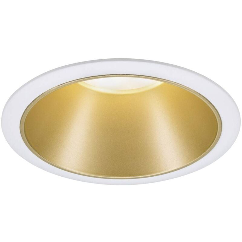 foto del prodotto paulmann licht paulmann 93405 cole coin lampada led da incasso led monocolore 6 w bianco, oro