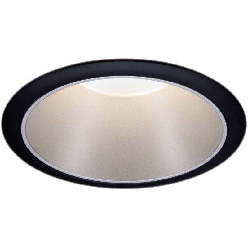 foto del prodotto paulmann licht paulmann 93407 cole coin lampada da incasso led monocolore 6 w nero, argento