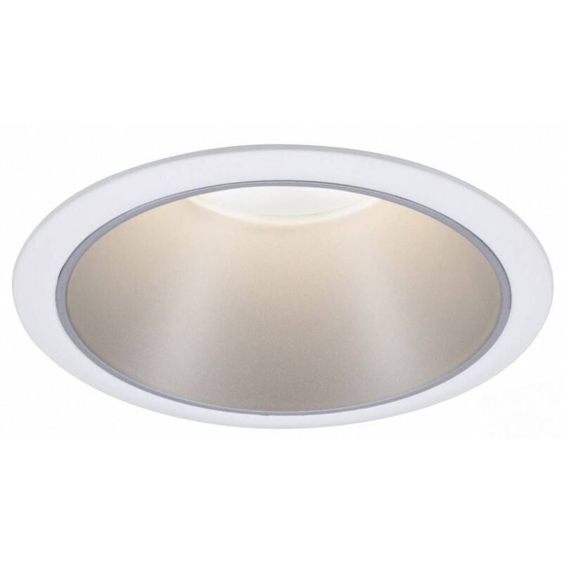 foto del prodotto paulmann licht paulmann 93409 cole coin lampada da incasso led monocolore 6 w bianco, argento