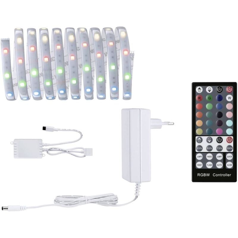 foto del prodotto paulmann maxled basic rgb 79881 kit base striscia led con spina 24 v 3 m bianco caldo 1 pz.