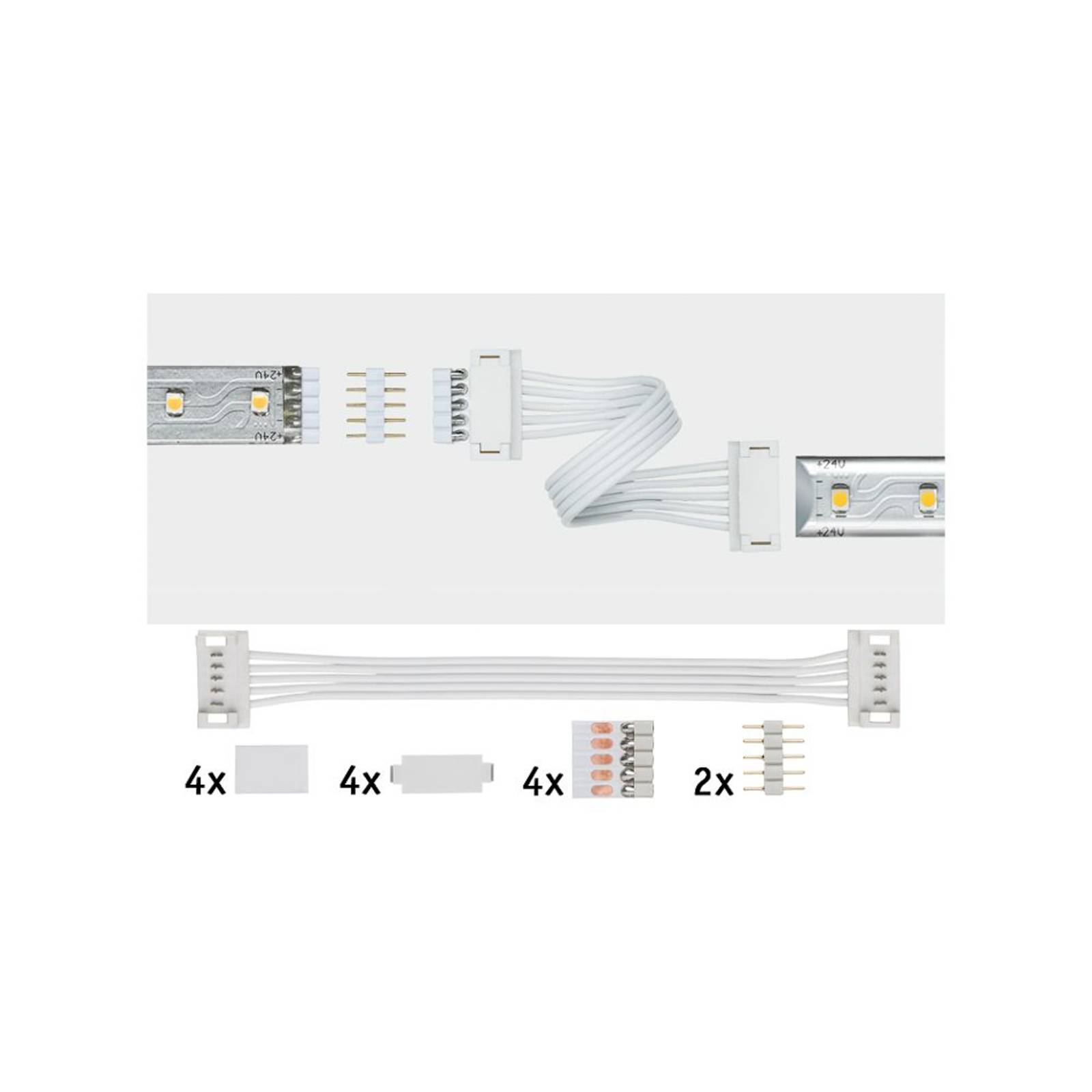 foto del prodotto paulmann maxled connettore universale, set da 2