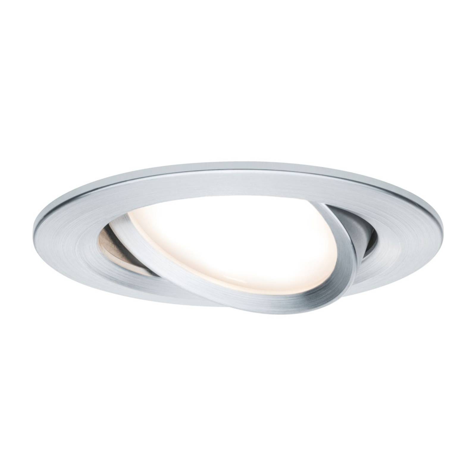 foto del prodotto paulmann nova coin faretto led tondo, alluminio