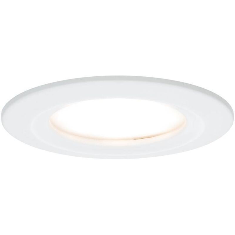 foto del prodotto paulmann nova lampada da incasso per bagno led monocolore led 18 w ip44 bianco opaco