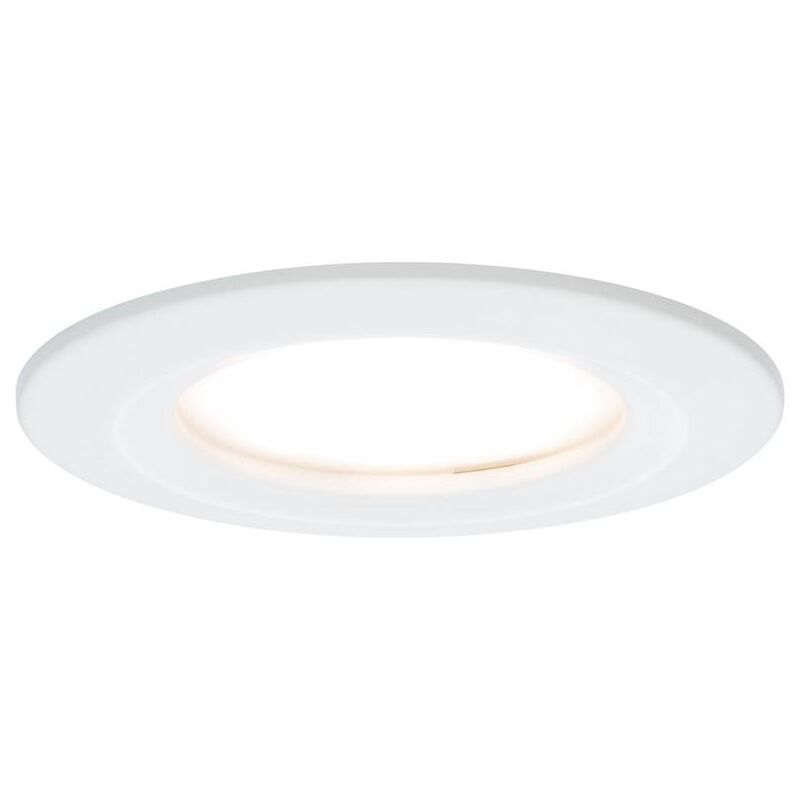 foto del prodotto paulmann nova lampada da incasso per bagno led monocolore led 6 w ip44 bianco opaco