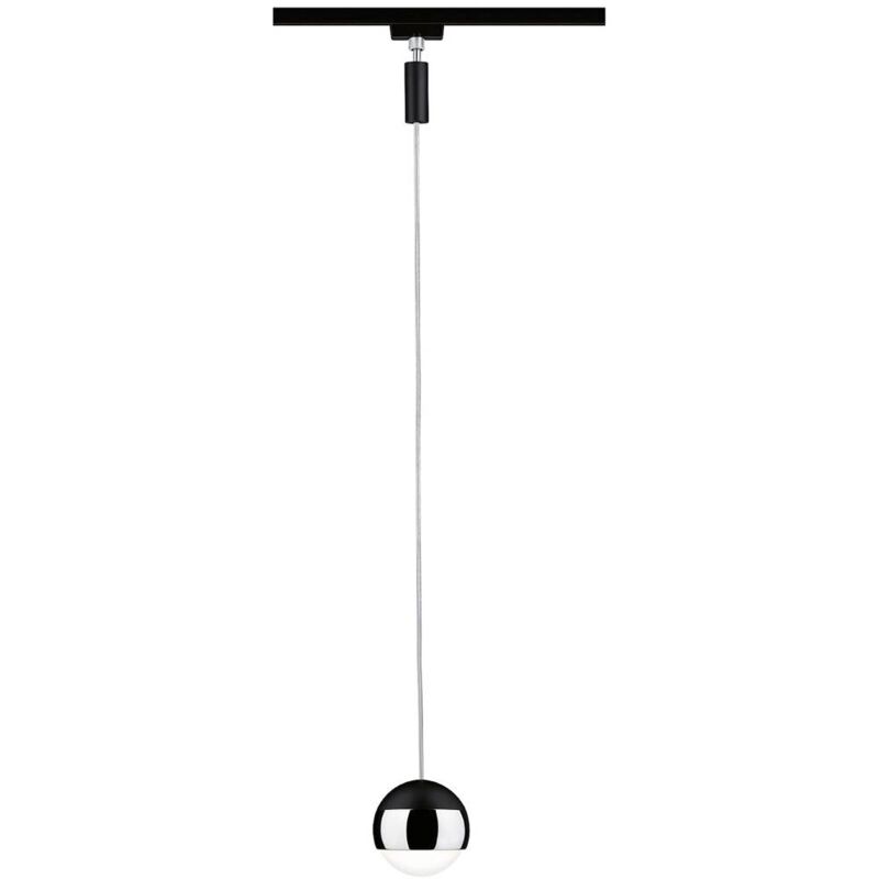 foto del prodotto paulmann pendel capsule lampada per sistema su binario urail led a montaggio fisso 6 w led monocolore nero opaco , c