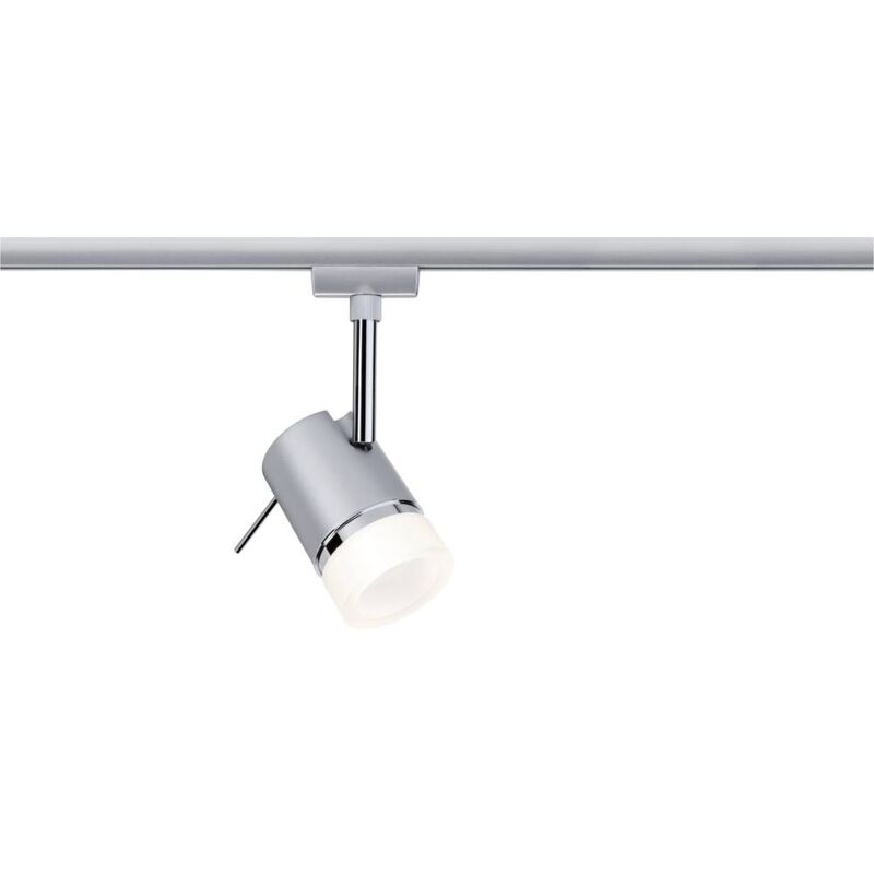 foto del prodotto paulmann pipe lampada per sistema su binario urail gu10 10 w led monocolore cromo opaco , cromo
