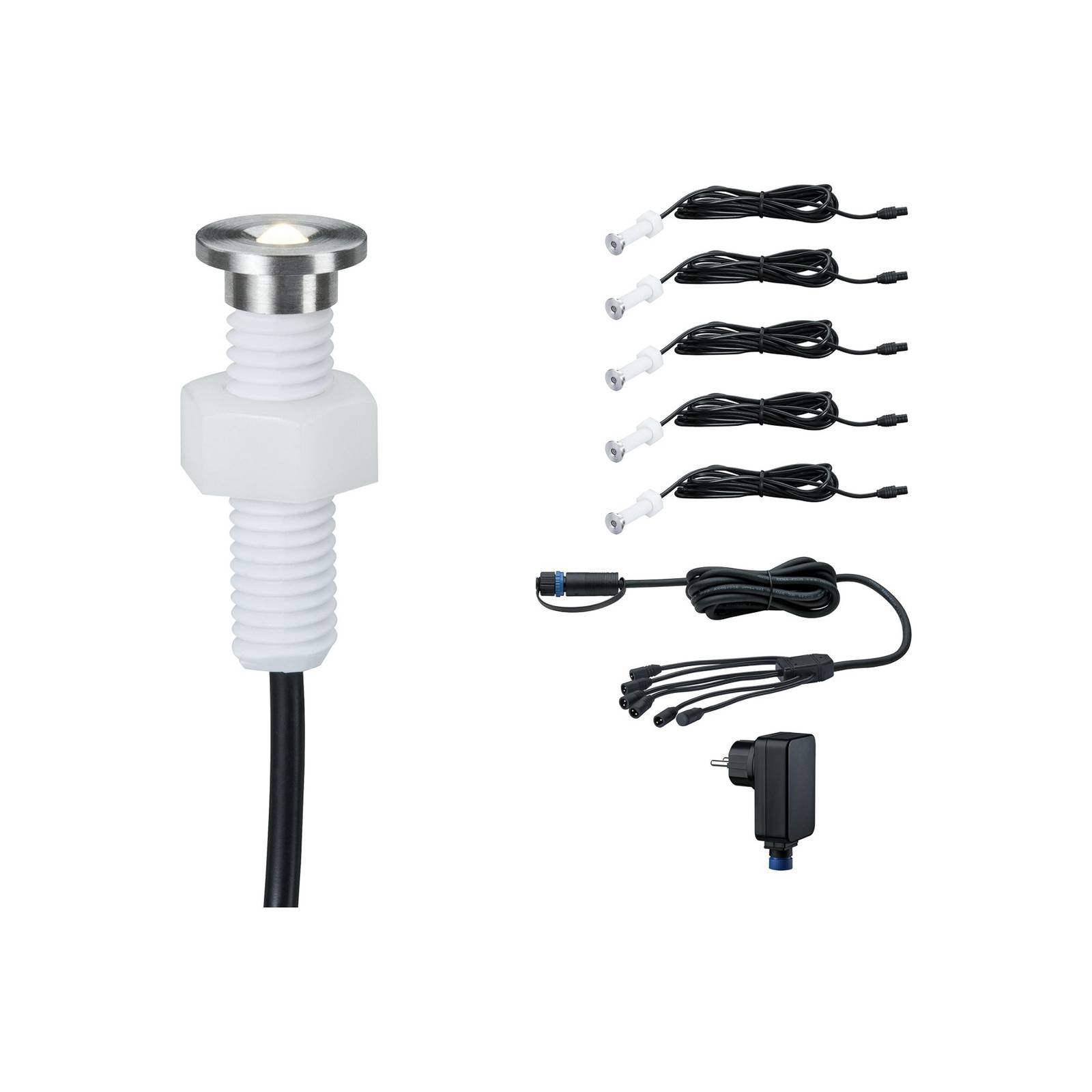 foto del prodotto paulmann plug shine lampada a incasso 93695 basis 5