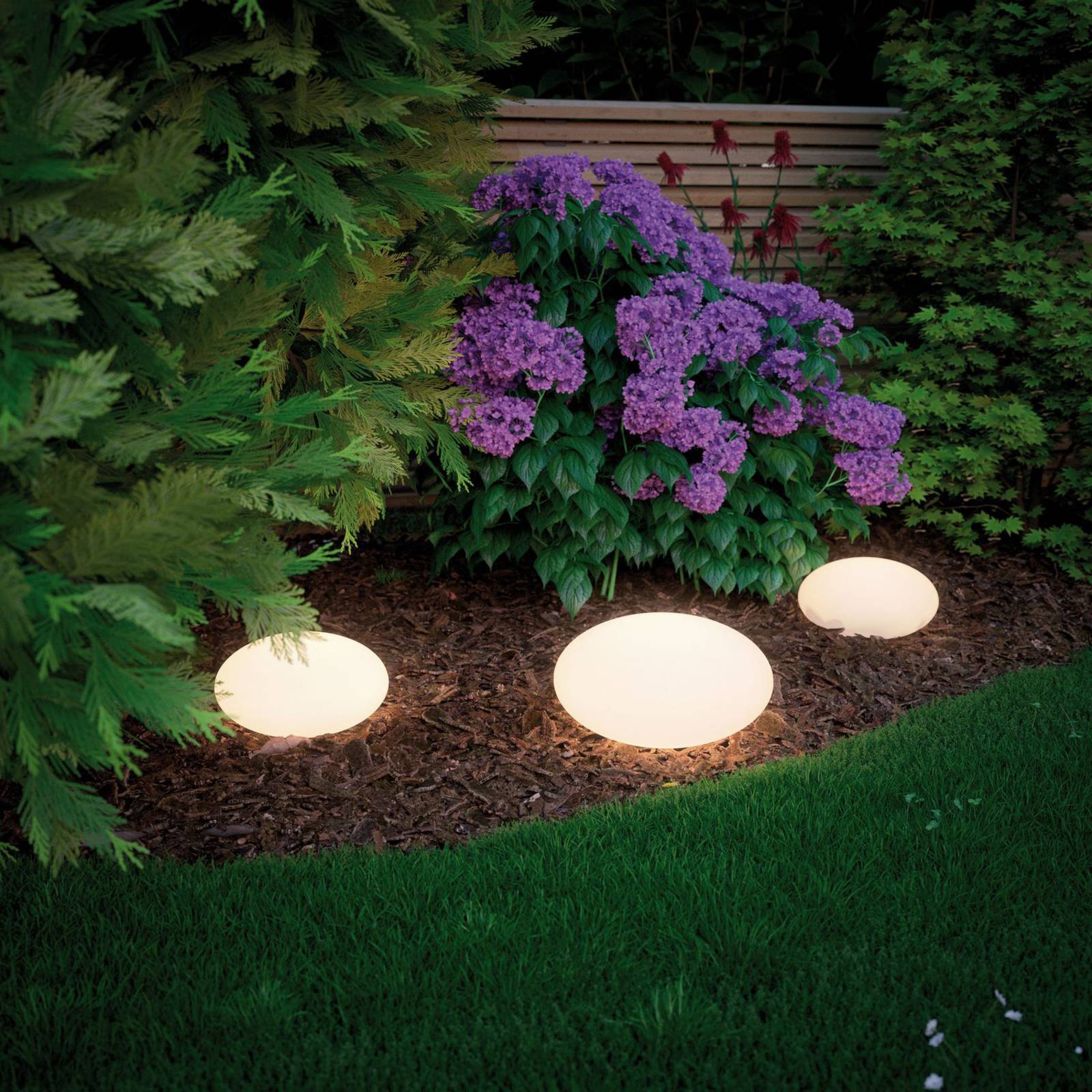 foto del prodotto paulmann plug shine lampada decorativa a led pietra 35 cm