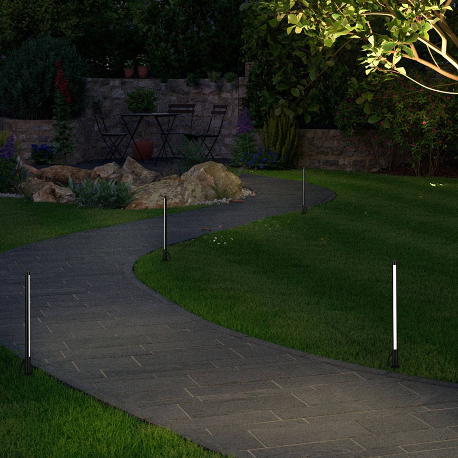 foto del prodotto paulmann plug shine lightstick lampada con picchetto di terra