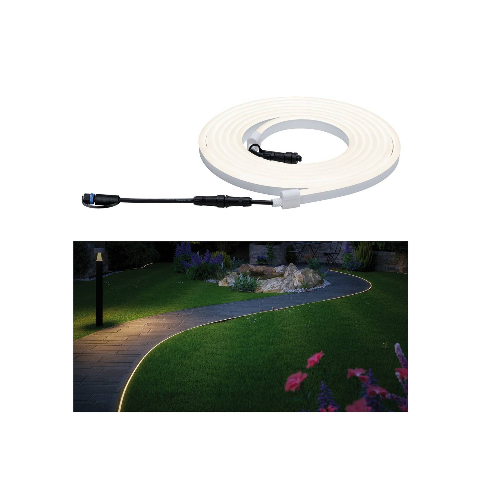 foto del prodotto paulmann plug shine striscia led al neon 5m