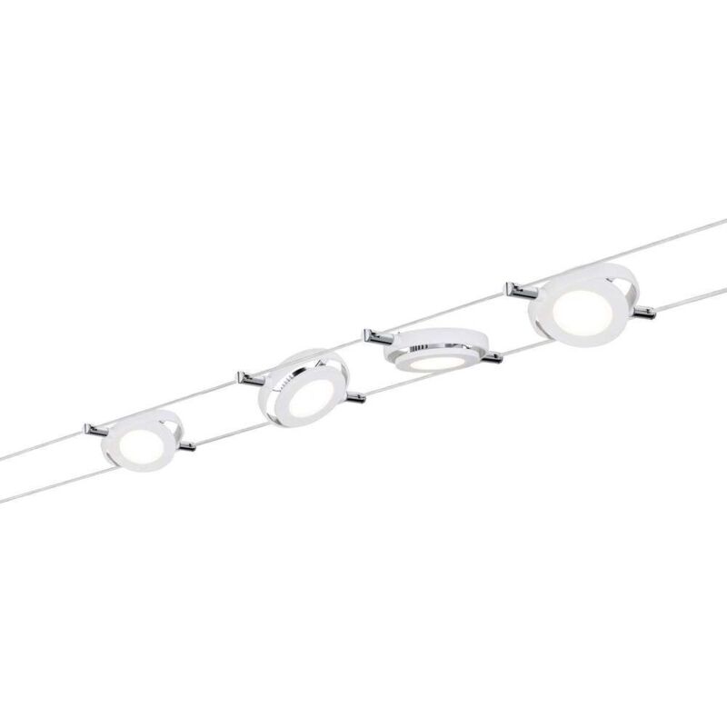 foto del prodotto paulmann roundmc 50107 sistema di illuminazione completo su cavo led a montaggio fisso 16 w led monocolore bianco opa
