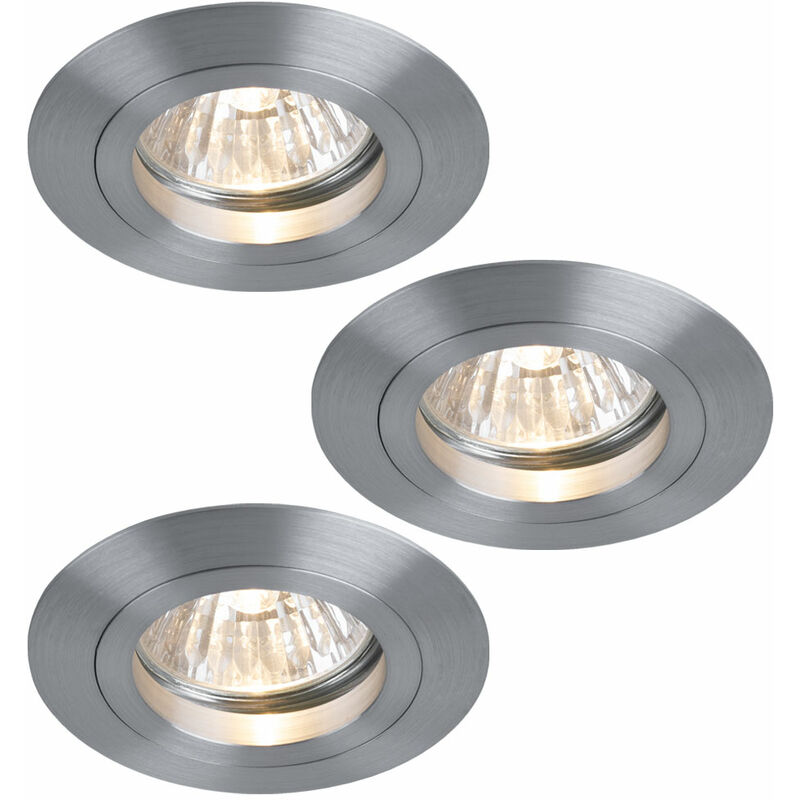 foto del prodotto paulmann - set di 3 faretti da incasso ip44 lampada in alluminio 8cm rotonda 925.23