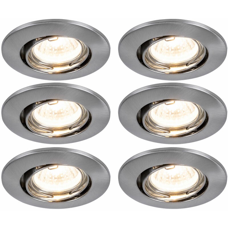 foto del prodotto paulmann set di 6 faretti da incasso rotondi illuminazione del soggiorno lampade a spot luci 993,77