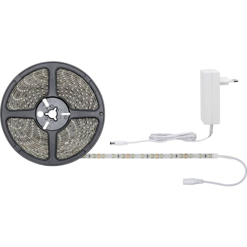 foto del prodotto paulmann simpled 78973 kit completo striscia led con spina 12 v 7.5 m bianco caldo 1 pz.