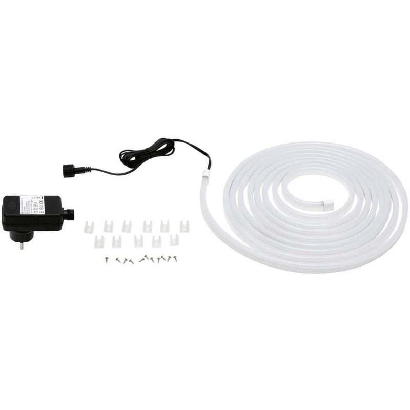 foto del prodotto paulmann simpled outdoor stripe 78906 kit completo striscia led con spina 24 v 5 m bianco caldo 1 pz.