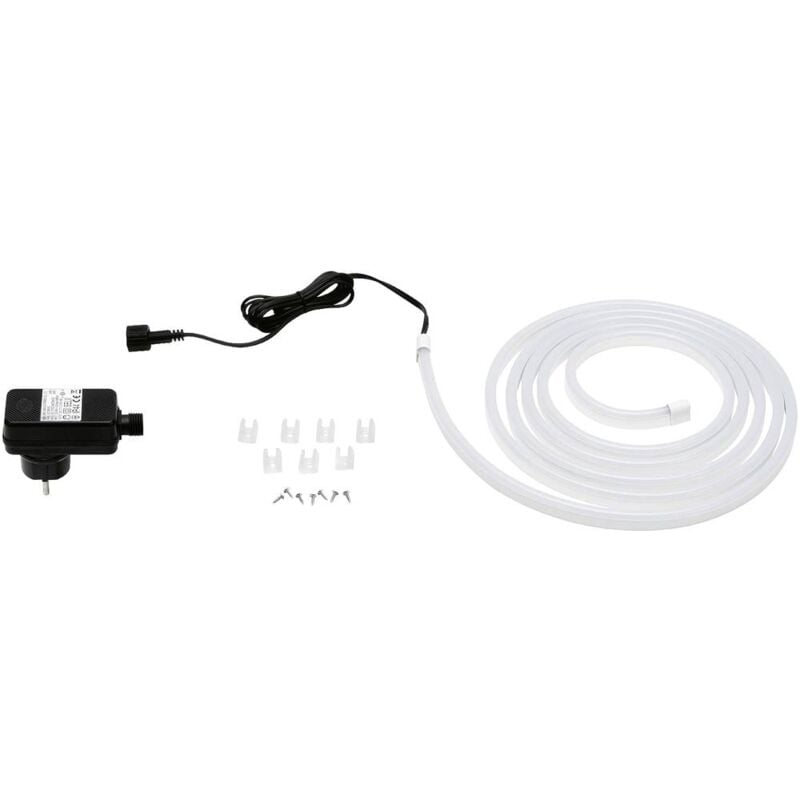 foto del prodotto paulmann simpled outdoor stripe 78907 kit completo striscia led con spina 24 v 3 m bianco luce del giorno 1 pz.