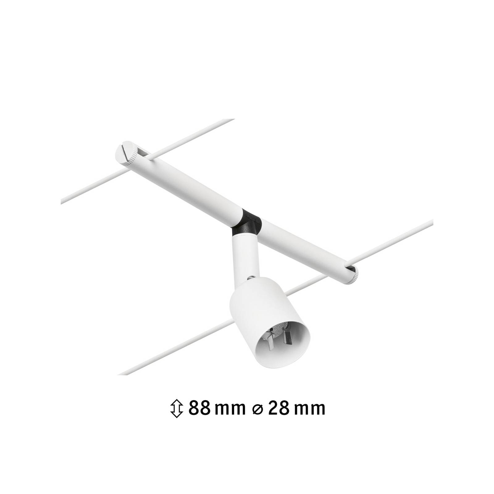 foto del prodotto paulmann spot singolo salt 94445 attacco gu5,3 bianco opaco