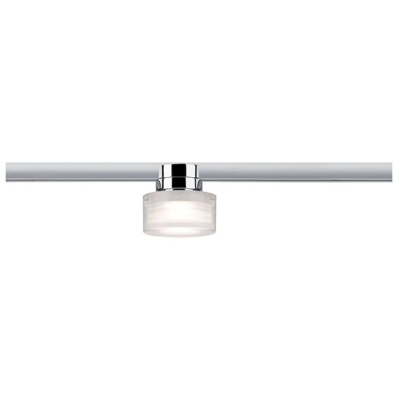 foto del prodotto paulmann topa dot lampada per sistema su binario urail led a montaggio fisso 4.9 w led monocolore cromo, trasparente,