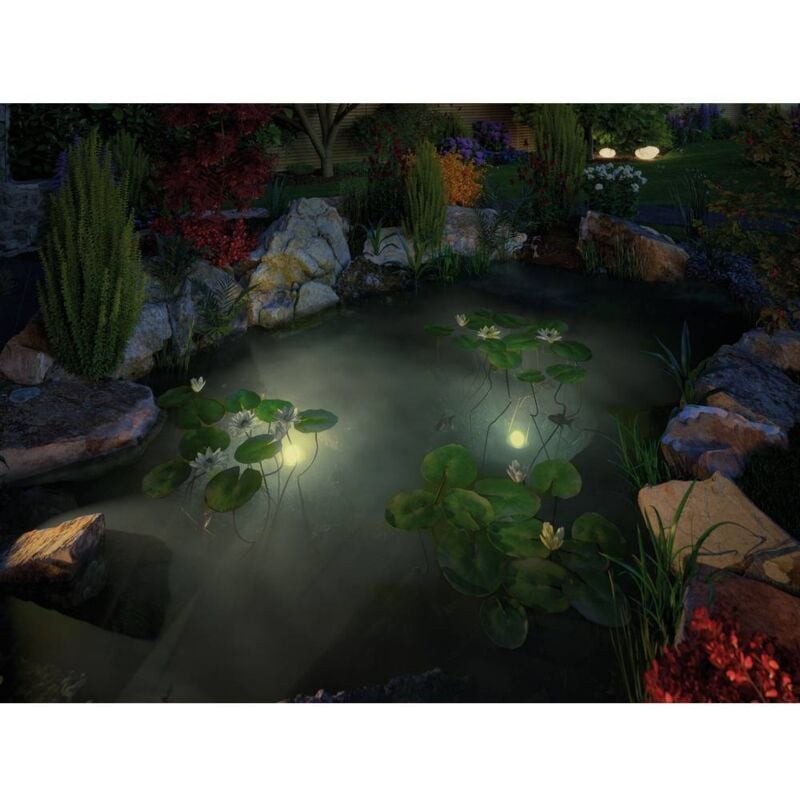 foto del prodotto paulmann underwater 94209 sistema d illuminazione plug shine lampada led per stagni e laghetti led monocolore 4 w bia