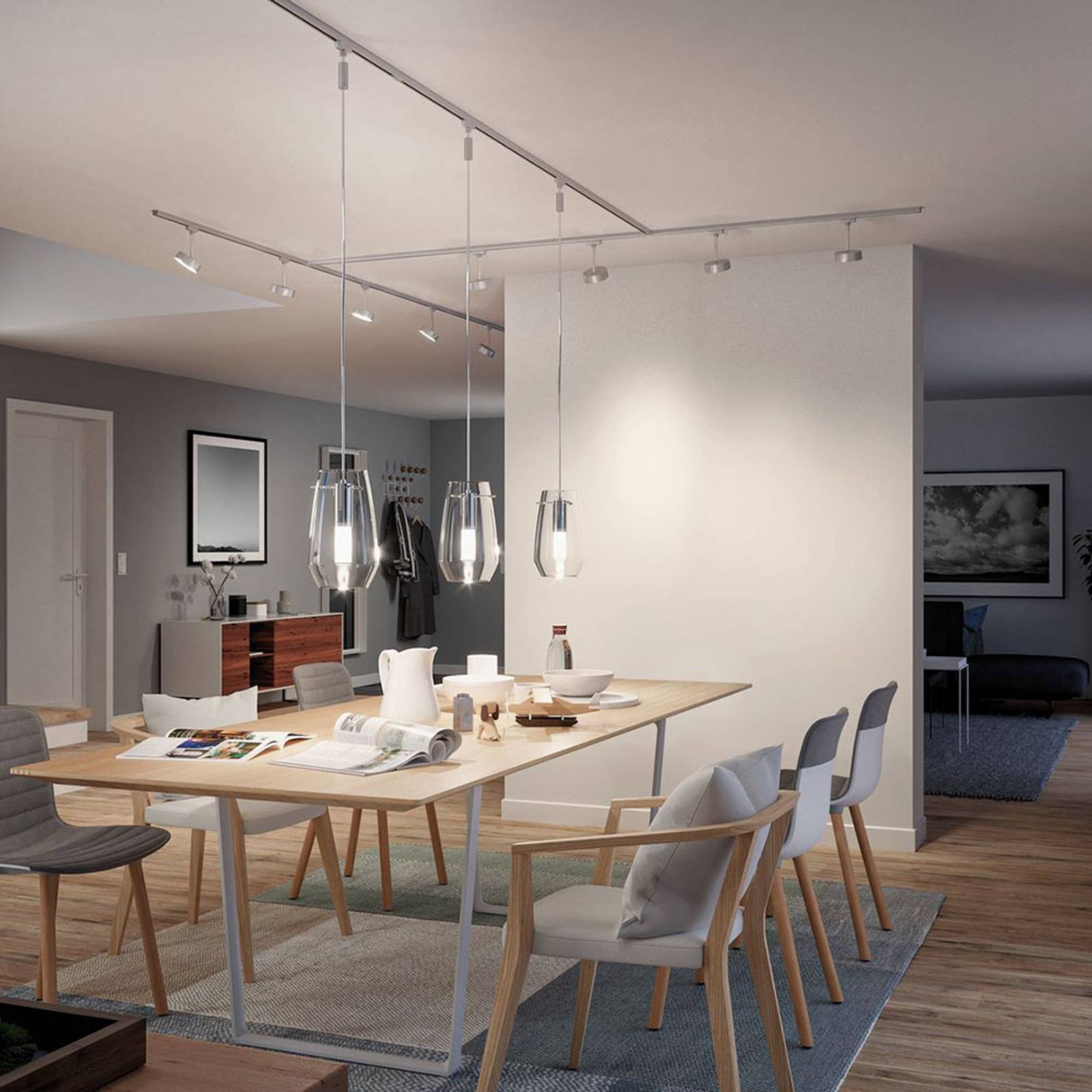 foto del prodotto paulmann urail sistema base set accessori, cromo