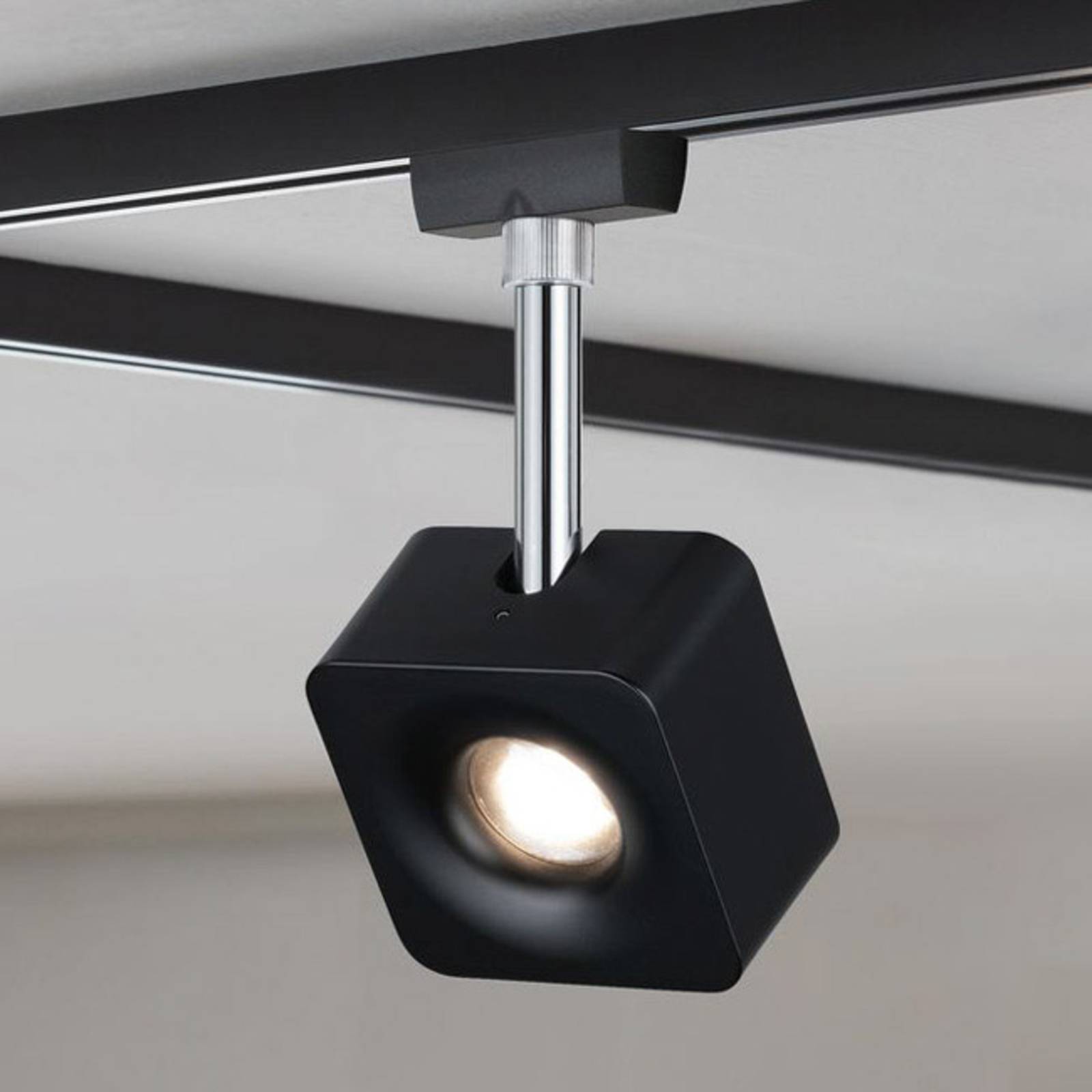 foto del prodotto paulmann urail spot cube nero dimming 2.700 k