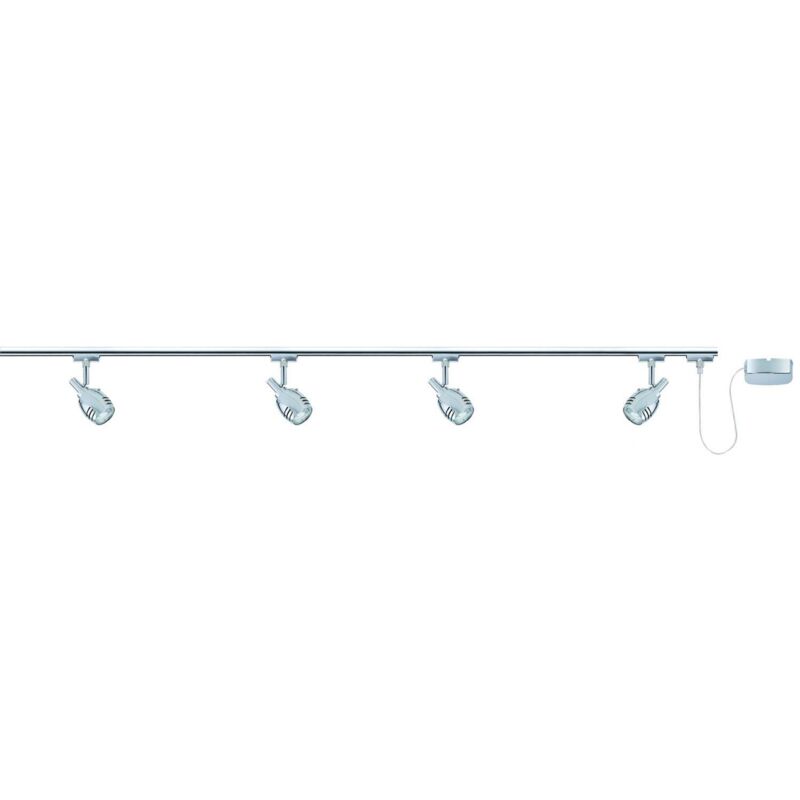 foto del prodotto paulmann urail system set rumas 4x7w chrom 230v metall