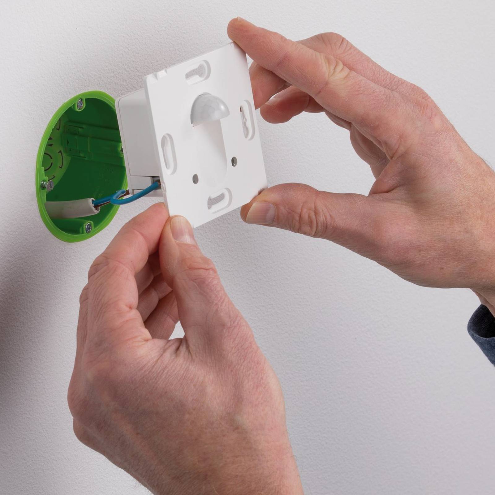 foto del prodotto paulmann wall a incasso, sensore, bianco, angolare