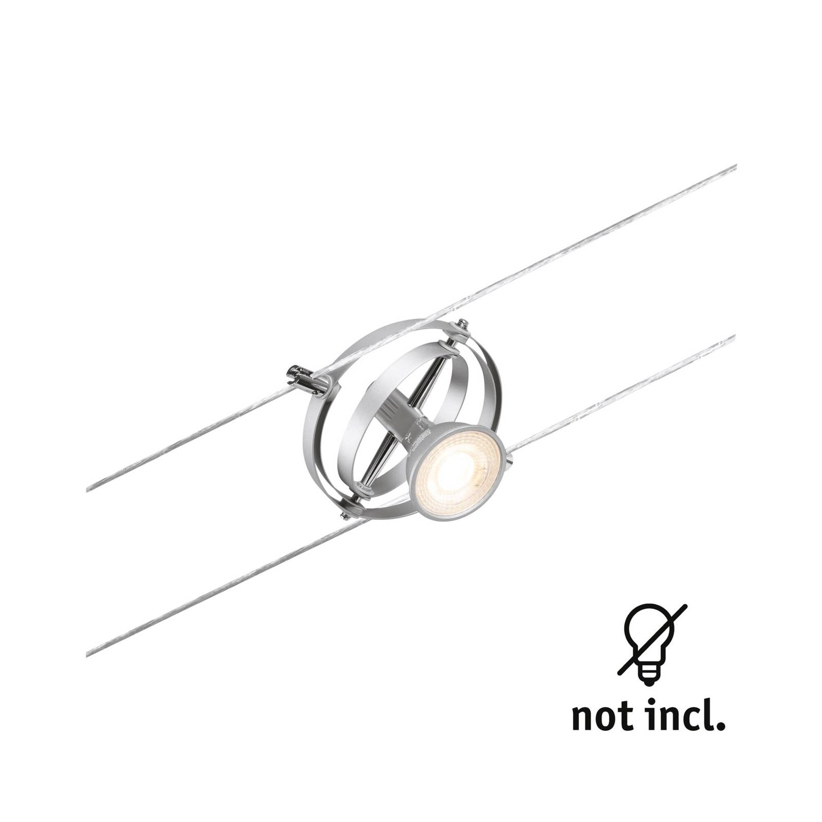 foto del prodotto paulmann wire cardan spot per sistema funi cromo