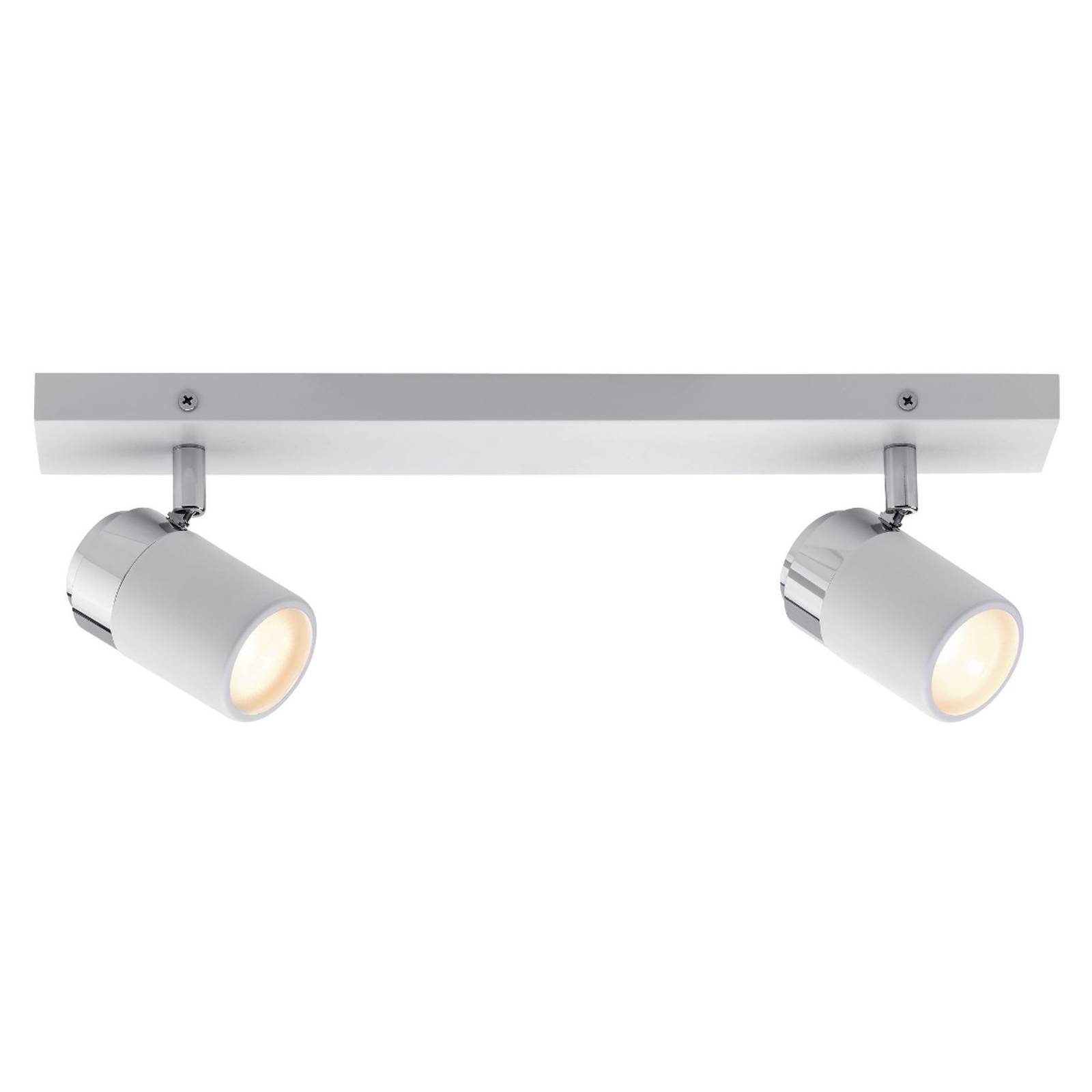 foto del prodotto paulmann zyli spot soffitto bianco cromo 2 luci
