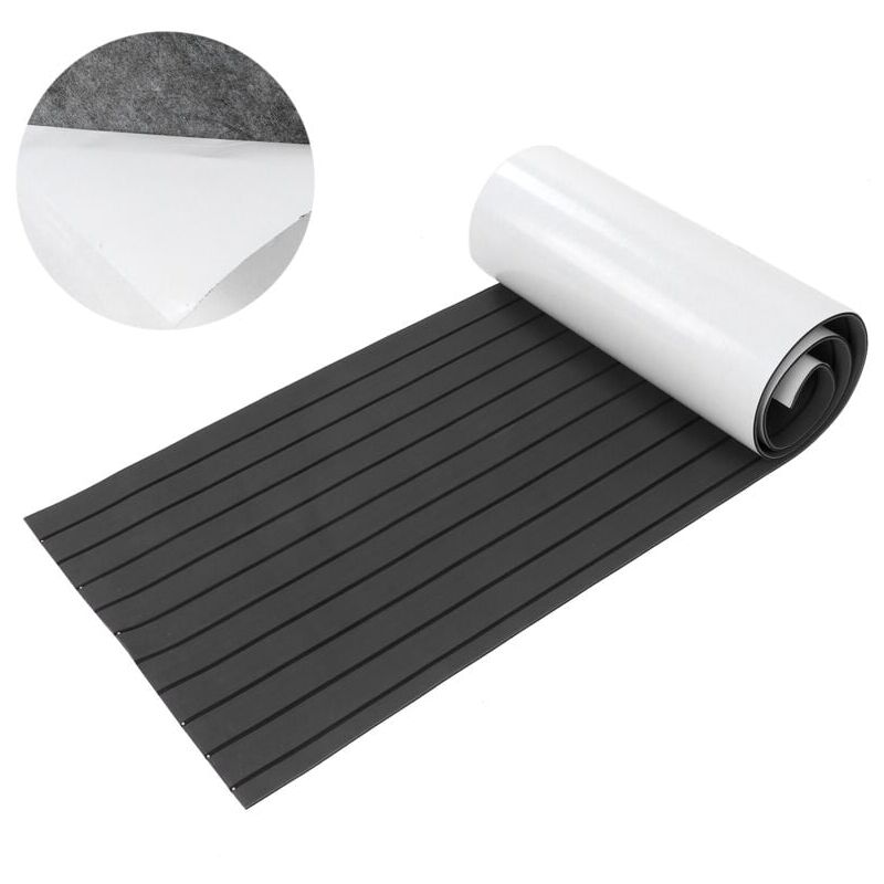 foto del prodotto pavimentazione per barche, decking per yacht, tappetino per pavimenti sintetico in schiuma eva teak tappetino antiscivolo autoadesivo 240 60 0,6 cm