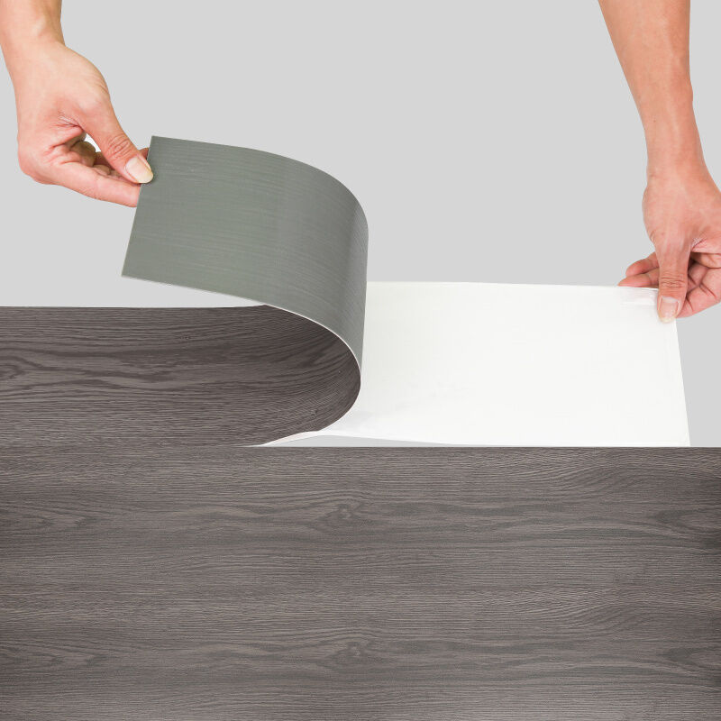 foto del prodotto pavimenti in pvc tappeti per interni pavimenti in vinile antisdrucciolo rovere notte. circa 3m swanew