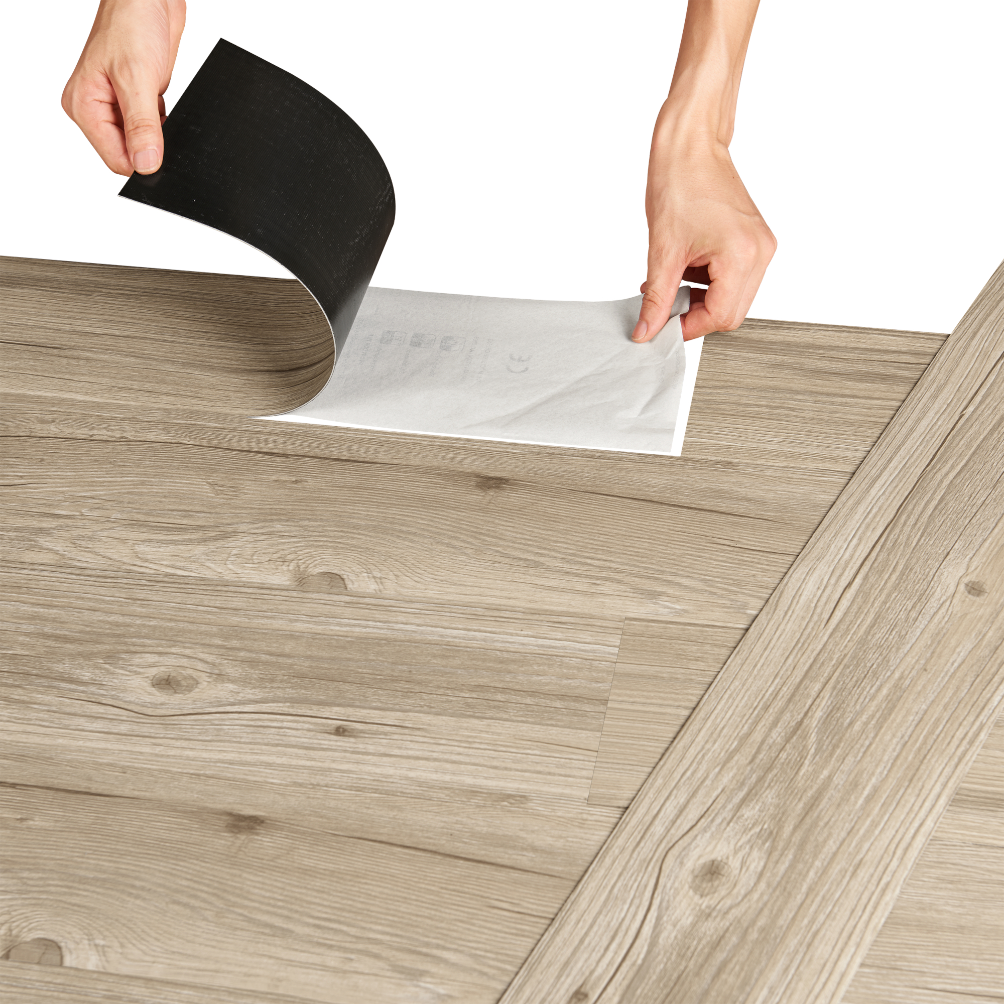 foto del prodotto pavimento adesivo vanola in pvc per spazi interni 42 listoni 5,85 m effetto quercia italiana neu.holz