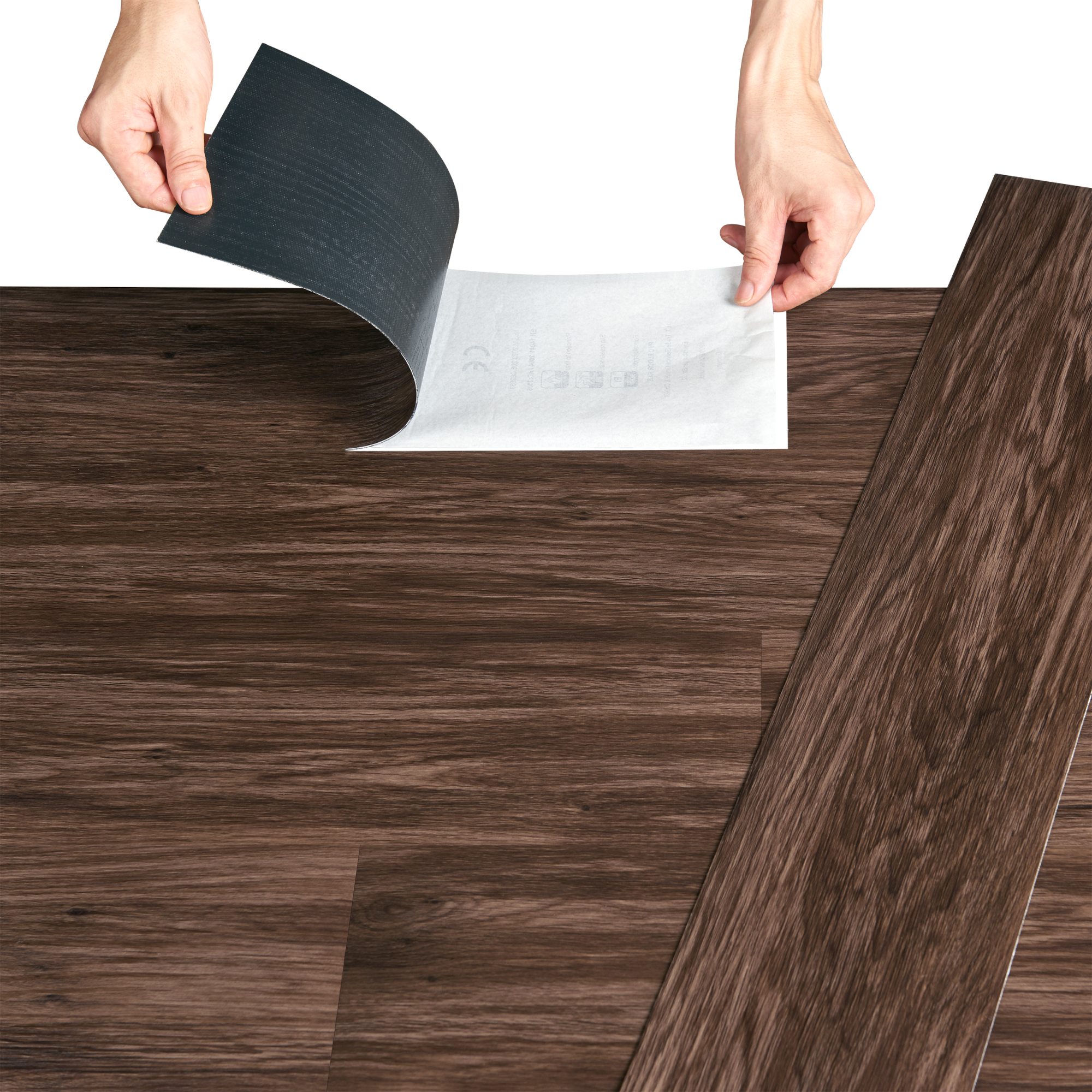 foto del prodotto pavimento adesivo vanola in pvc per spazi interni 7 listoni 0,975 m effetto rovere 39 smoked 39 neu.holz