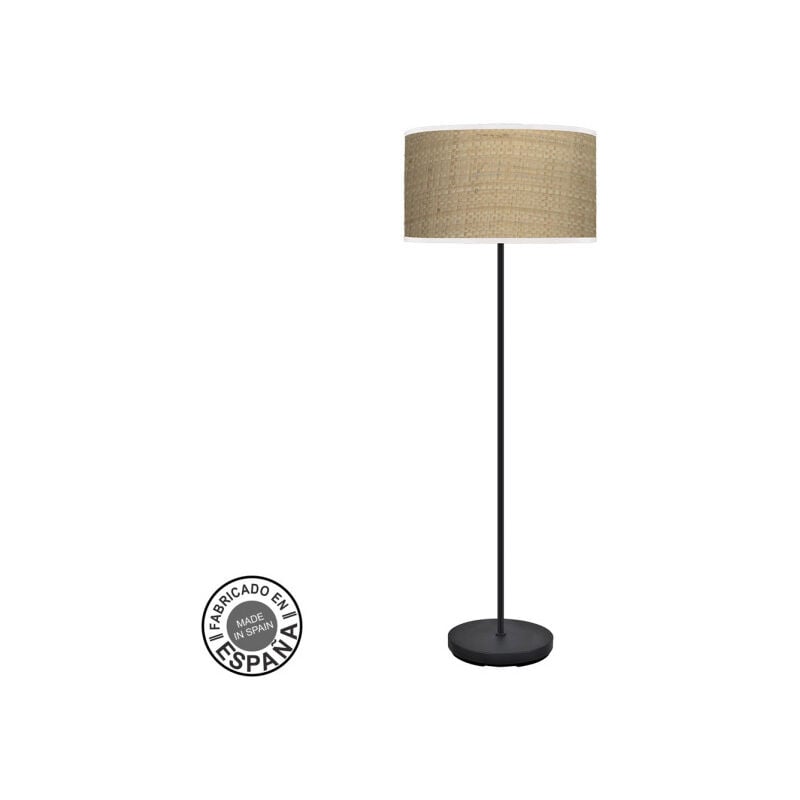 foto del prodotto pavimento de soggiorno 1xe27 nero canna light 163x40x40cm moda