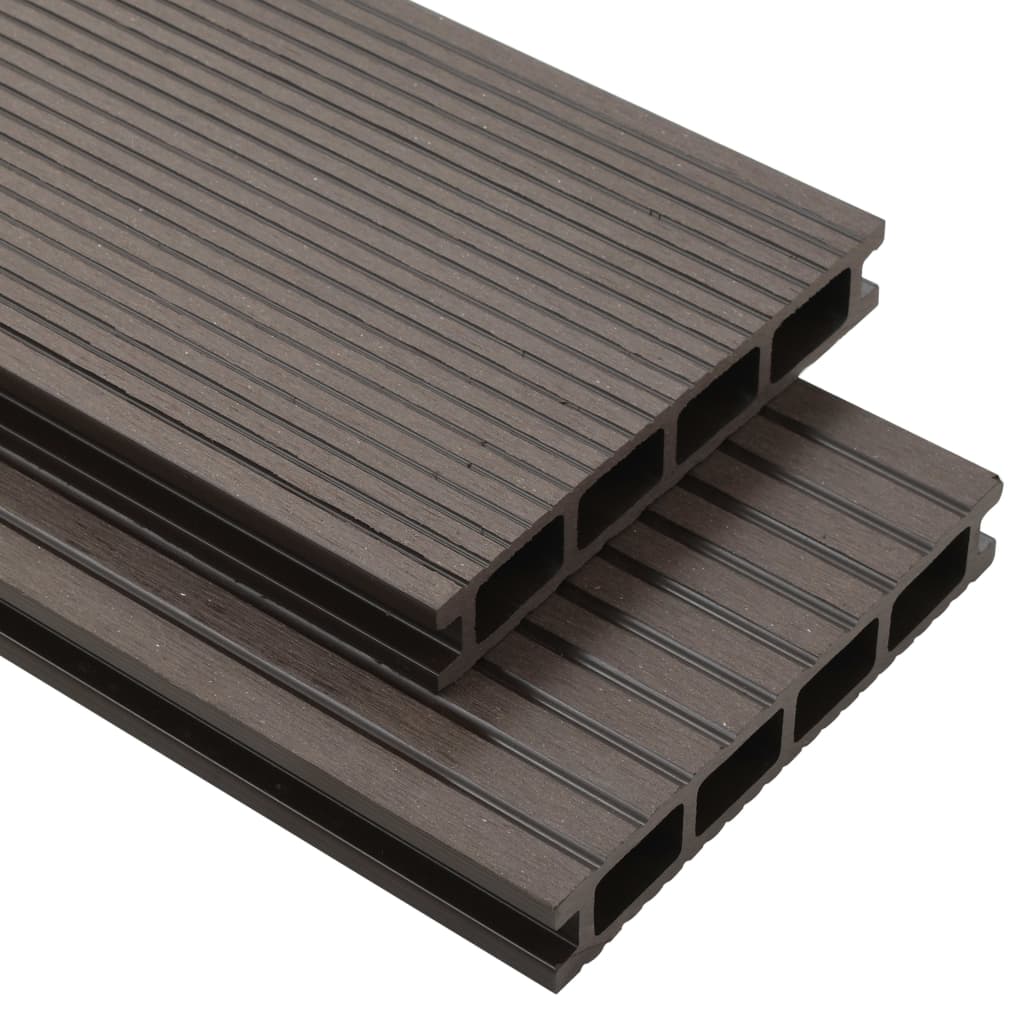 foto del prodotto pavimento esterni in wpc cavo accessori 26m 2,2m marrone scuro