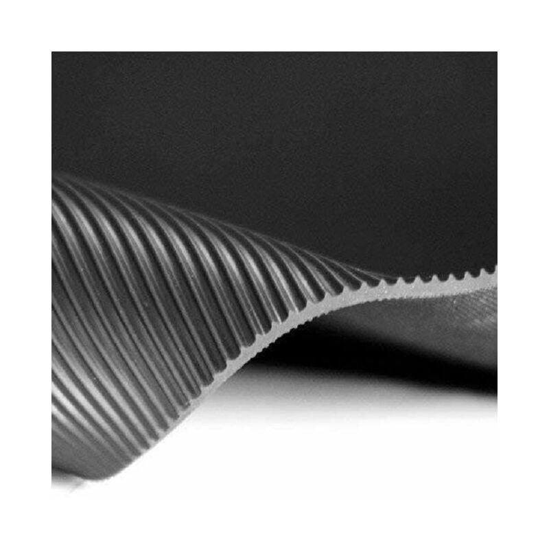 foto del prodotto pavimento in gomma sbr spessore 3 mm - rotolo 130x10mt - millerighe - relazione al fuoco 1