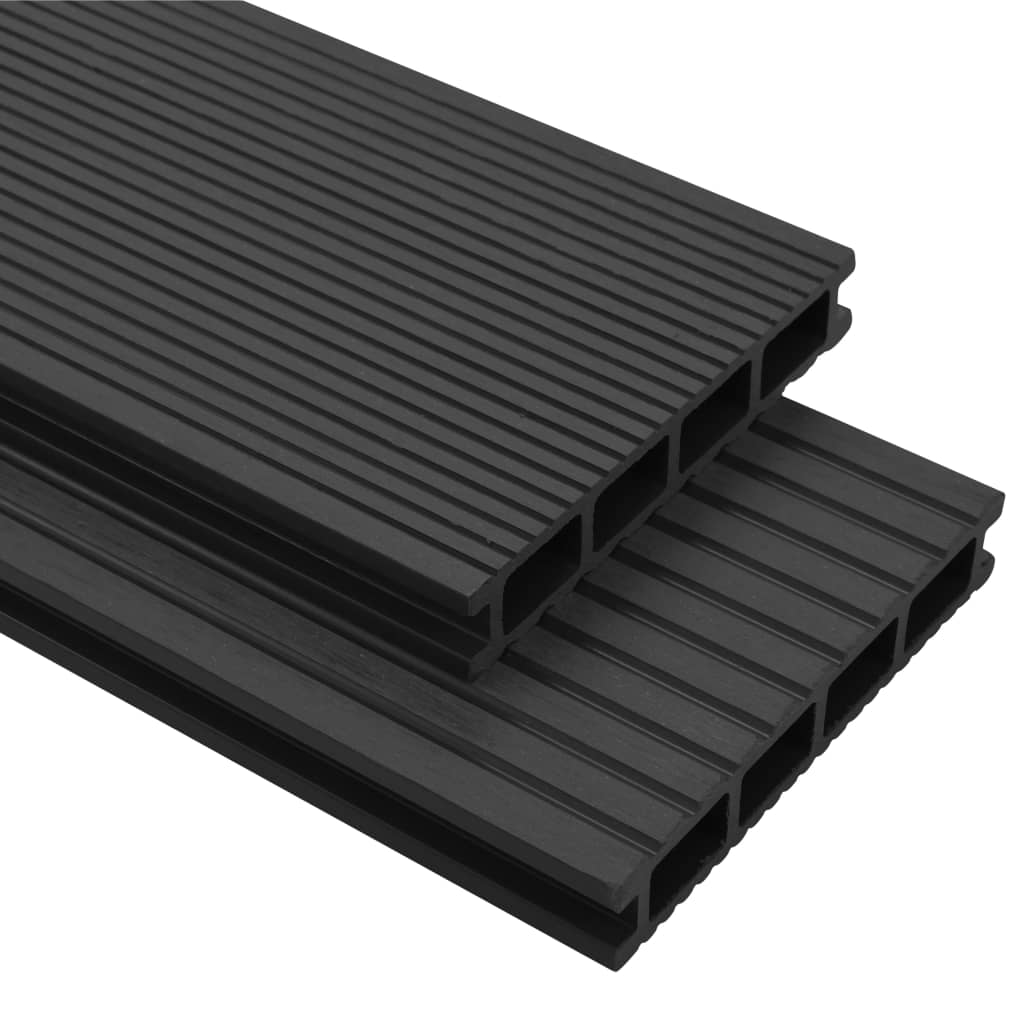 foto del prodotto pavimento per esterni in wpc con accessori 16 m 2,2m antracite