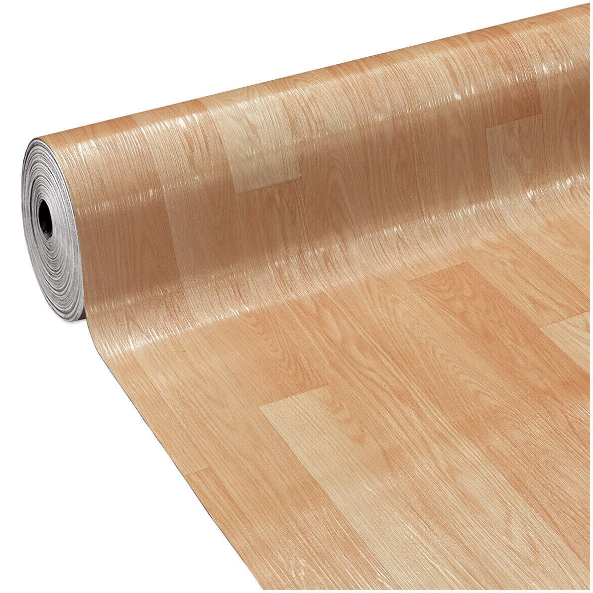 foto del prodotto pavimento pvc rivestimento rotolo vinile 1x20 mt design legno naturale listelli dis f