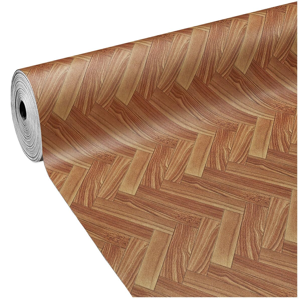 foto del prodotto pavimento pvc rivestimento rotolo vinile 31 misure legno palchetto spina pesce dis e 100x950 cm